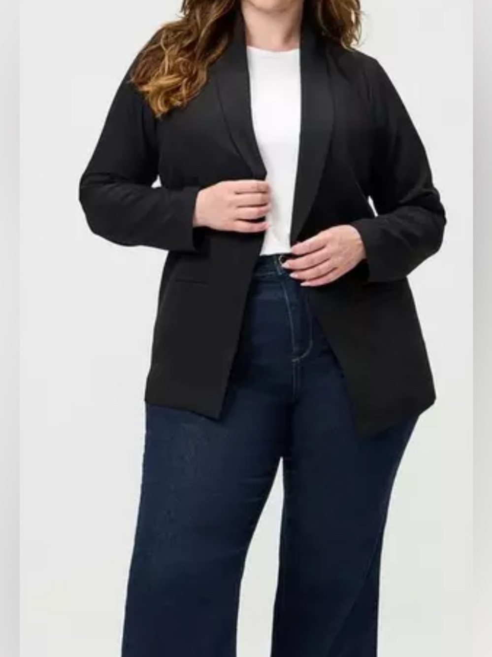 Torrid Black Classic Shawl Collar Blaze, size 2X (18-20), New with tags